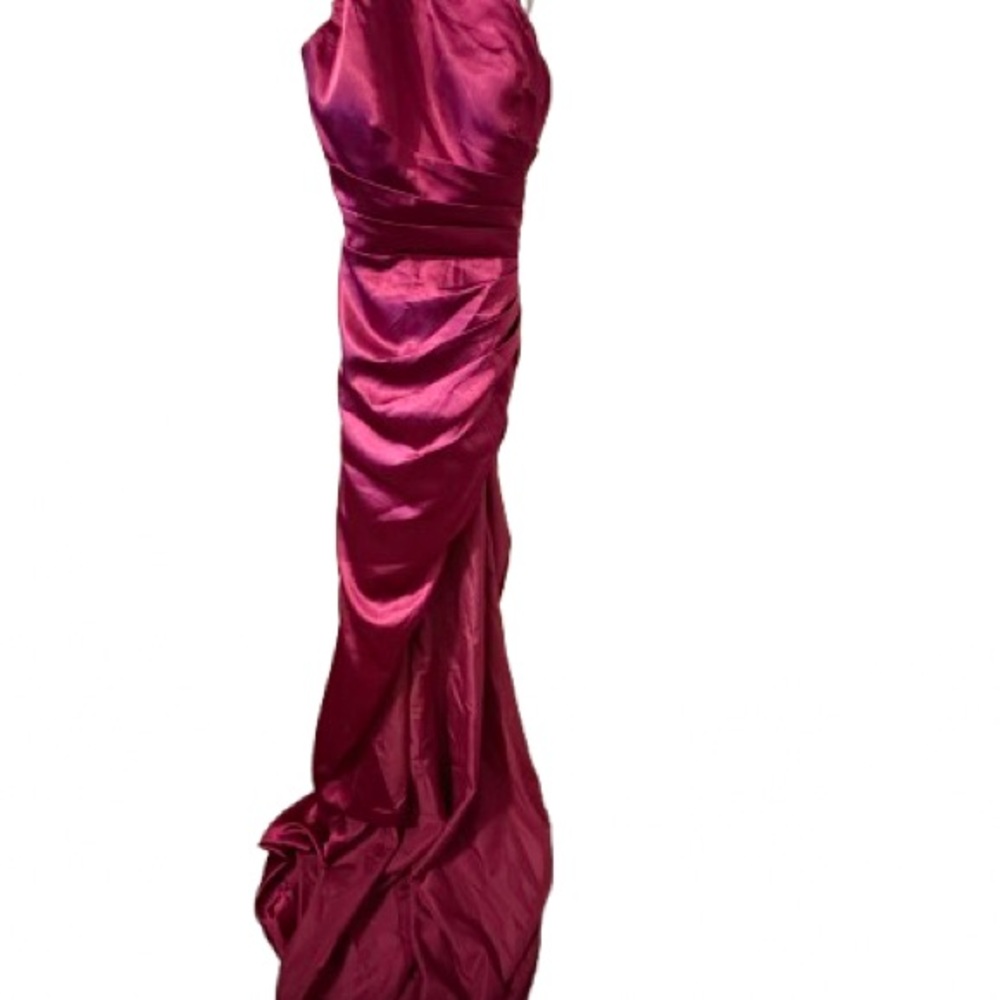 Elegant Pink Evening Gown